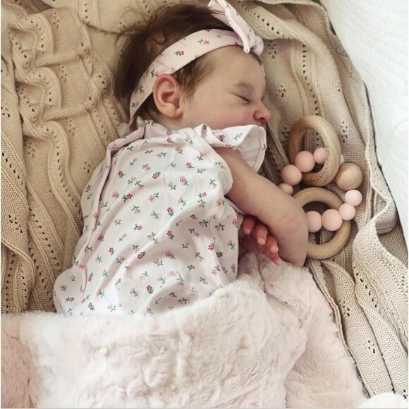 🆕 20inch vinyl body Sleeping Reborn Babies Girl Realistic Newborn Babies Doll - Picture 2 of 5